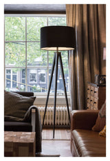 Zuiver Tripod Gulvlampe - Sort - Unoliving.com