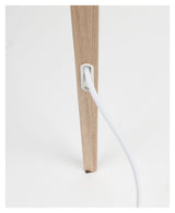 Zuiver Tripod Wood Gulvlampe - Hvid - Unoliving.com