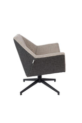 Zuiver Uncle Jesse Loungestol - Grå/Beige - Unoliving.com