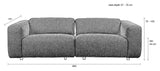 Zuiver Wings 3-pers. Sofa, Natur - Unoliving.com