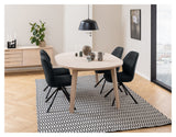 A - Line, spisebord Ø120/220 - eg - UNOLIVING.COM