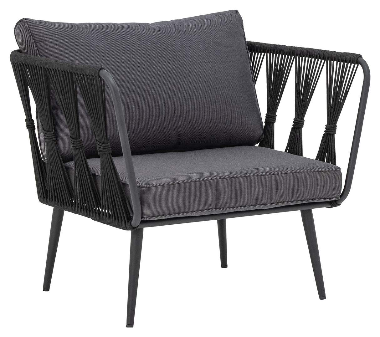 Bloomingville Pavone Loungestol, Sort