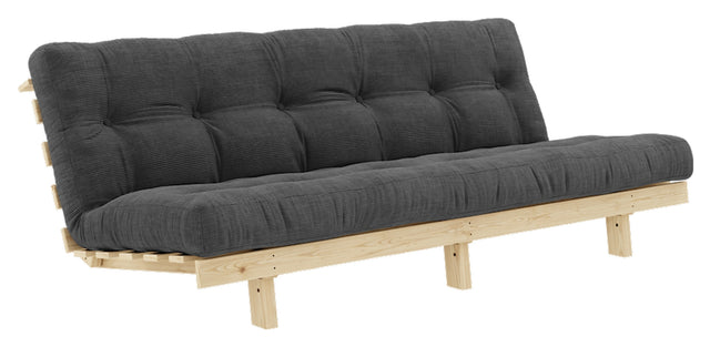 Lean Sovesofa, Fyrretræ, Dark Grey Fløjl - Unoliving.com