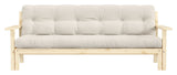 Unwind Sovesofa 190x100, Off white Fløjl - Unoliving.com