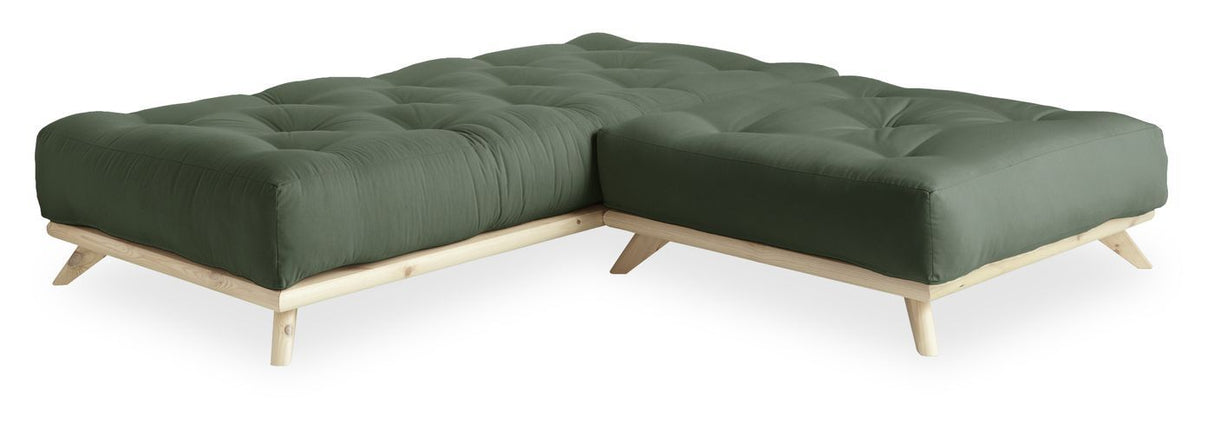 Senza Daybed, Olive Green/Natur - Unoliving.com