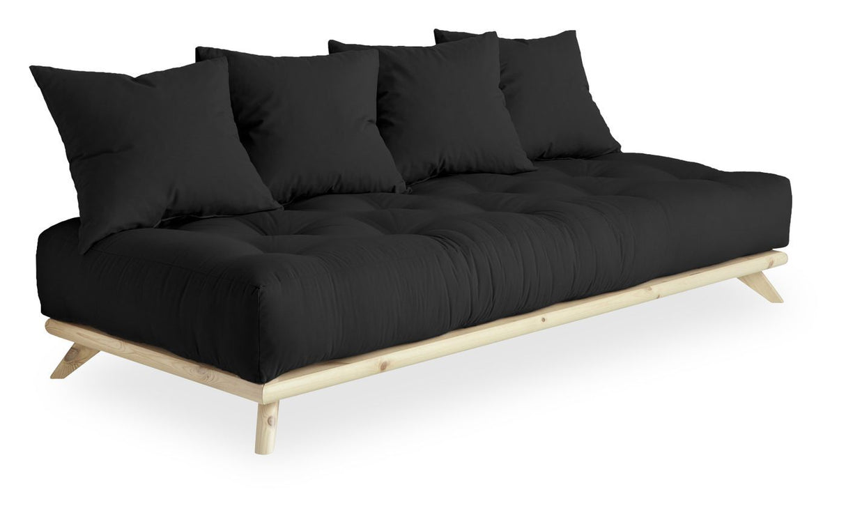 Senza Daybed, Dark Grey/Natur - Unoliving.com