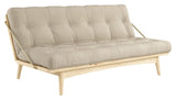 Folk Sovesofa, Fyrretræ/Beige - Unoliving.com