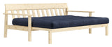 Unwind Sovesofa 190x100, Navy Petroleum Blue - Unoliving.com