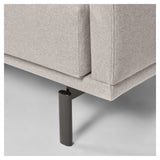 Galene 3-pers. Sofa m. venstrevendt chaiselong, B254, Beige chenille - Unoliving.com