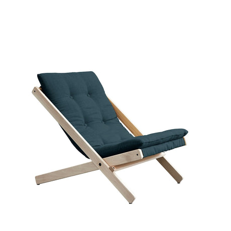 Boogie Loungestol, Petroleum Blue/Natur - Unoliving.com