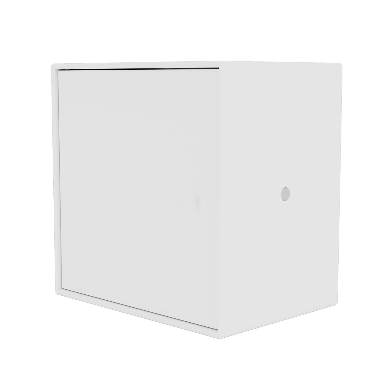 Mini Reol modul m. låge, New White - Unoliving.com