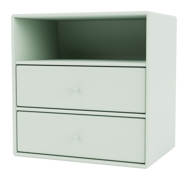 Mini Reol Modul m. 2 skuffer, Mist - Unoliving.com