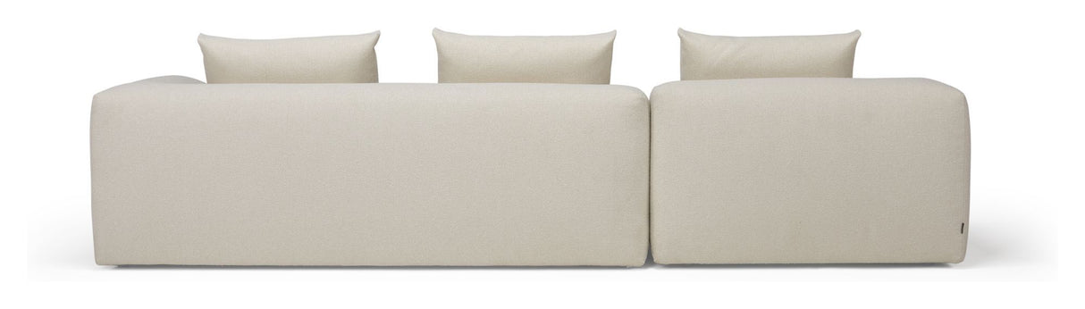 Kornum Sofa med chaiselong venstre, Offwhite Bouclé - Unoliving.com