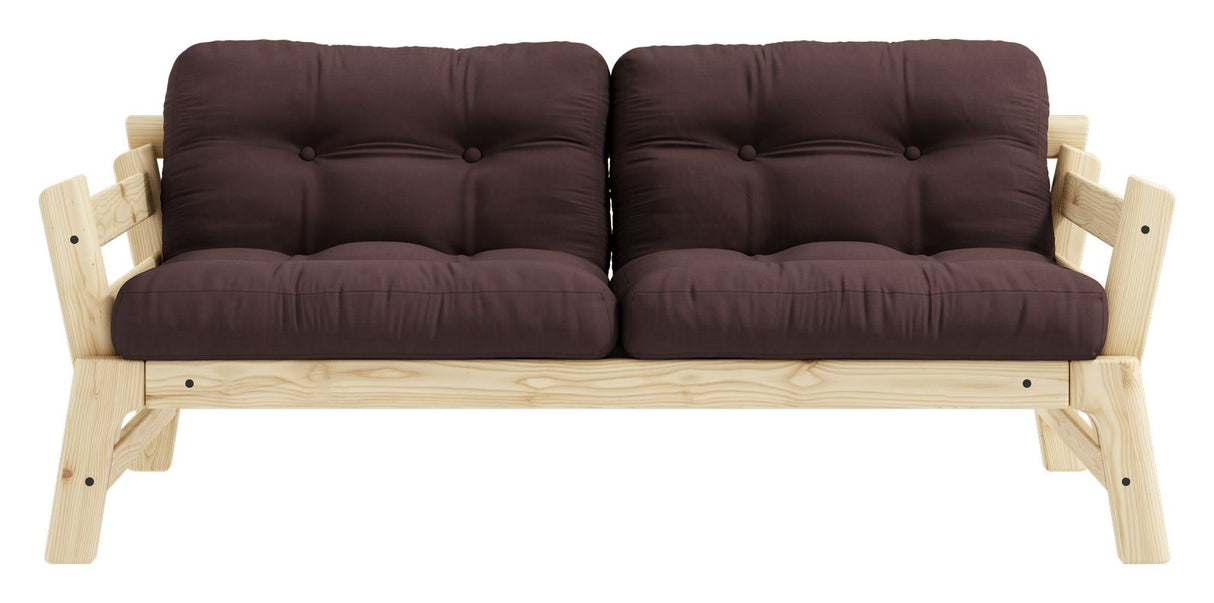 Step Sovesofa, Fyrretræ/Brun - Unoliving.com