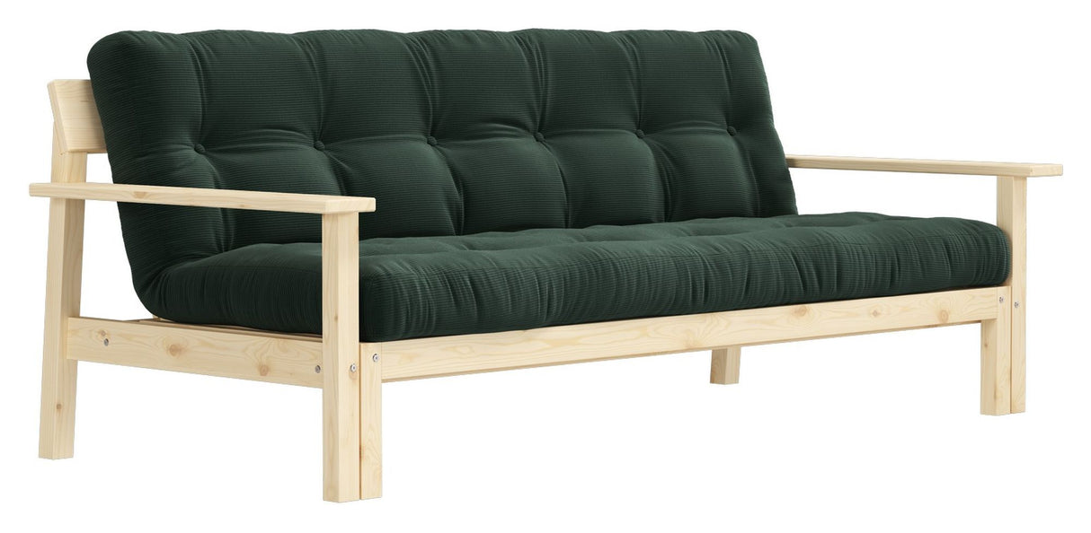 Unwind Sovesofa 190x100, Grøn fløjl - Unoliving.com