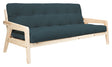 Grab Sovesofa, Fyrretræ/Pale Blue fløjl - Unoliving.com