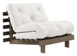 Roots 90 Sovesofa, Brun lakeret fyrretræ, Natural - Unoliving.com