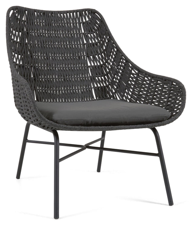 Abeli Loungestol, Sort - UNOLIVING.COM