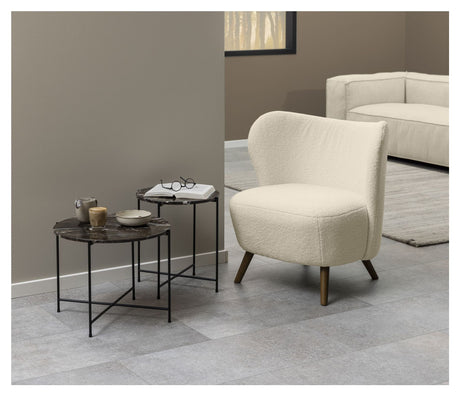 Crosby Loungestol, Beige stof