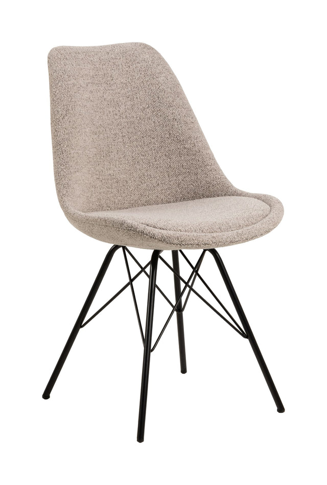 Eris Spisebordsstol, Beige stof - Unoliving.com