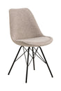 Eris Spisebordsstol, Beige stof - Unoliving.com