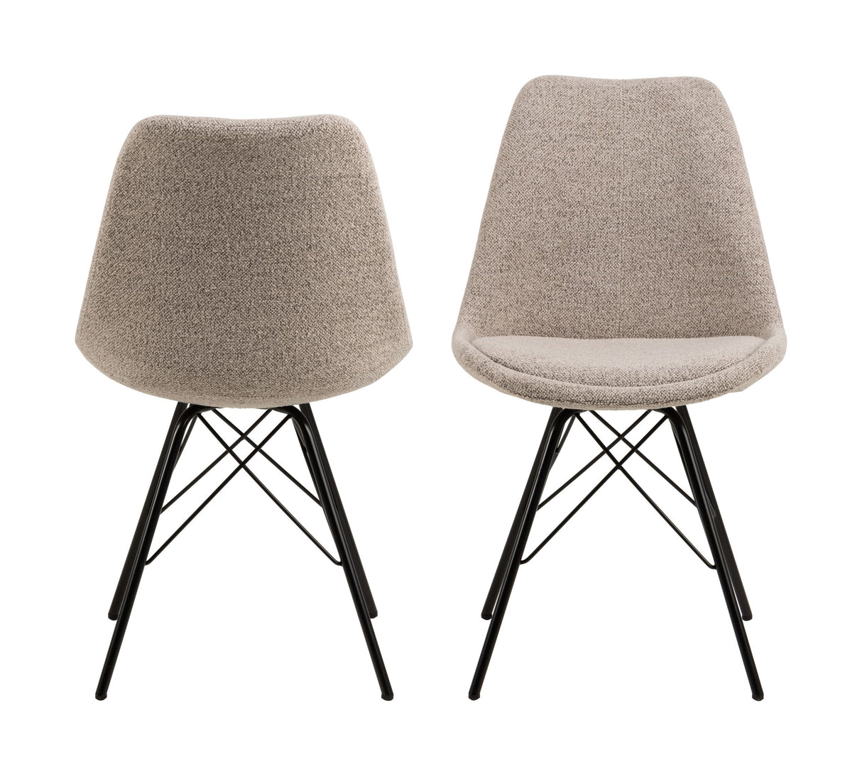 Eris Spisebordsstol, Beige stof - Unoliving.com