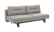 Malling Sovesofa m. ryghynder 200x105, , Grå stof, - Unoliving.com