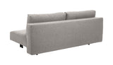 Malling Sovesofa m. ryghynder 200x105, , Grå stof, - Unoliving.com