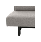 Malling Sovesofa m. ryghynder 200x105, , Grå stof, - Unoliving.com