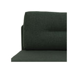 Malling Sovesofa m. ryghynder 200x105, Grøn stof - Unoliving.com