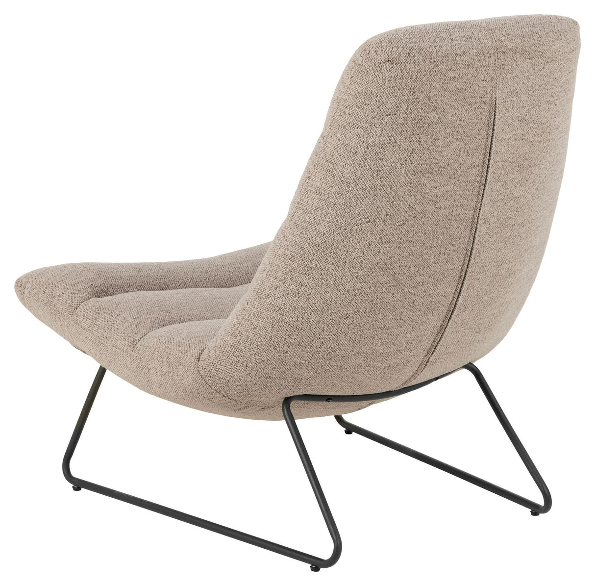 Milford Loungestol, Beige stof - Unoliving.com