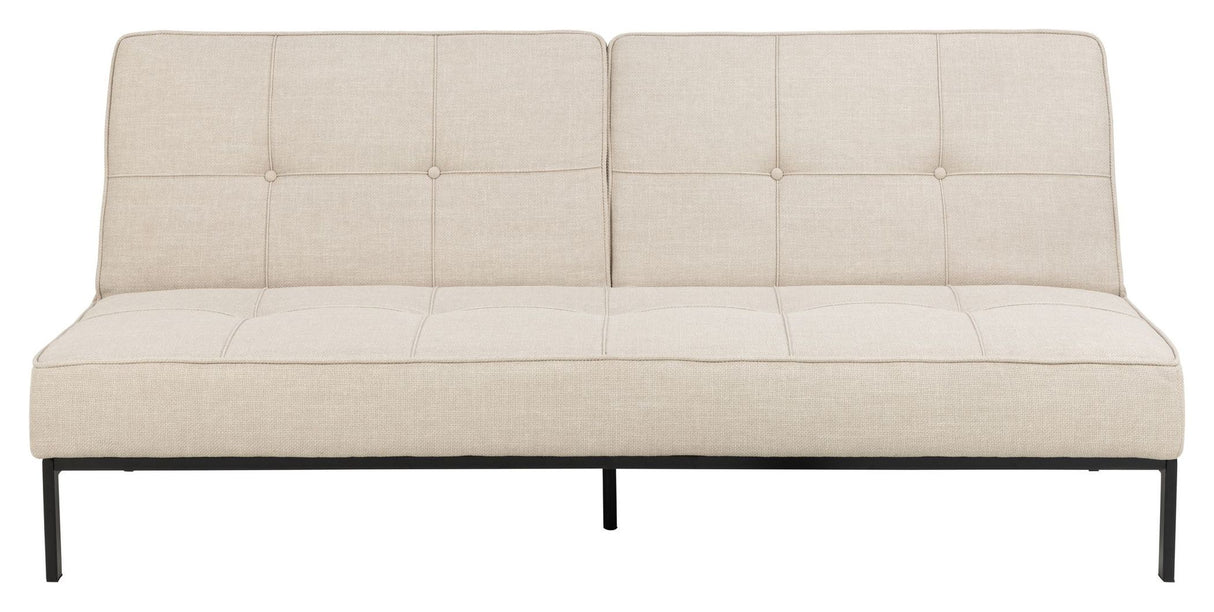 Perugia Sovesofa, Beige stof, 198x95x87 - Unoliving.com