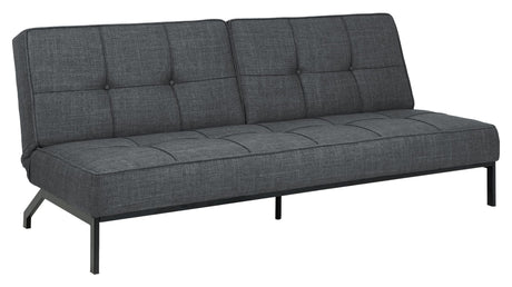 Perugia Sovesofa, Gråt stof, 198x95x87 - Unoliving.com