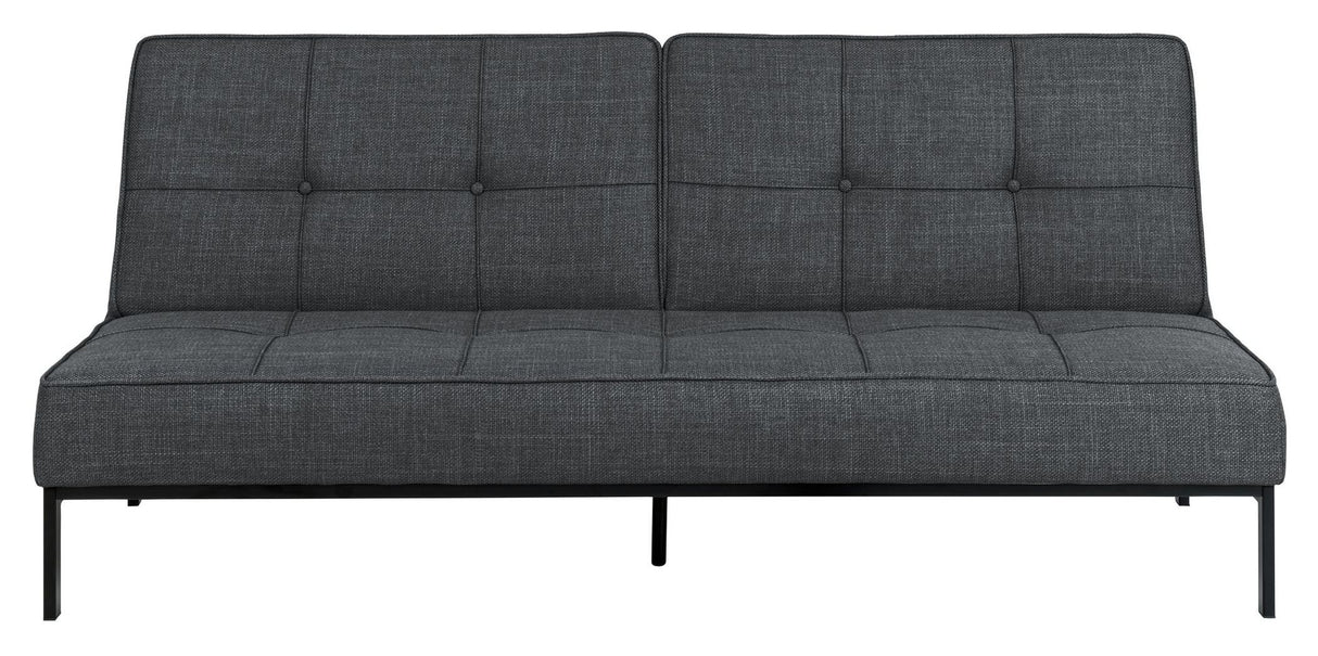 Perugia Sovesofa, Gråt stof, 198x95x87 - Unoliving.com