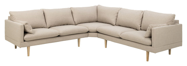 Selena Hjørnesofa, Beige - Unoliving.com