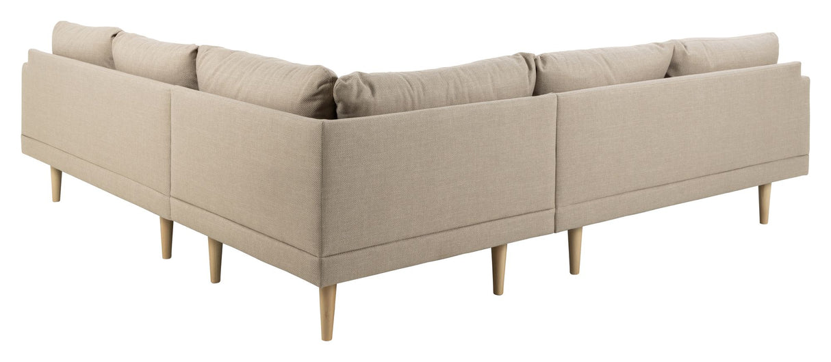 Selena Hjørnesofa, Beige - Unoliving.com