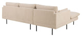 Selena Sofa m. chaiselong Beige, Venstrevendt