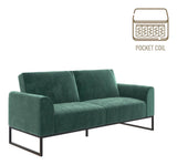 Adley Coil Sovesofa, Grøn - UNOLIVING.COM