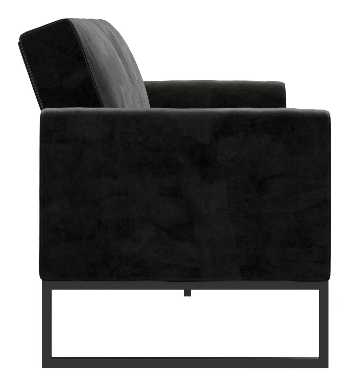 Adley Coil Sovesofa, Sort fløjl - UNOLIVING.COM