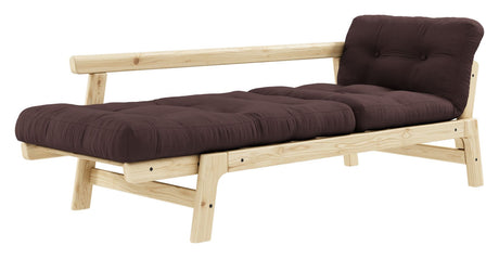 Step Sovesofa, Fyrretræ/Brun - Unoliving.com