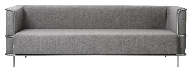 Modernist 3-pers. Sofa, Lysegrrå uld - Unoliving.com