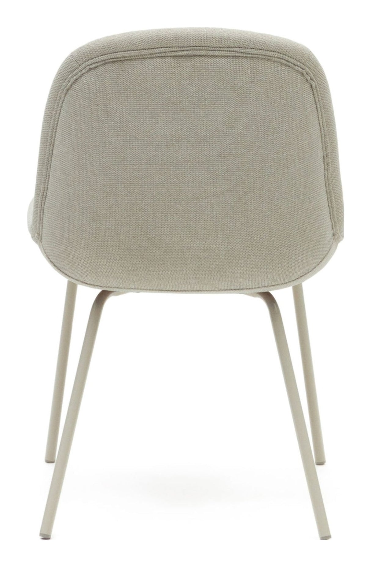 Aimin Spisebordsstol m. beige ben, Beige Chenille - UNOLIVING.COM