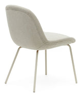 Aimin Spisebordsstol m. beige ben, Beige Chenille - UNOLIVING.COM