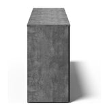 Albi Skænk, Beton/Sort Metal, 190x45x81 - UNOLIVING.COM