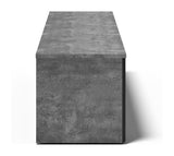 Albi TV - Bord 190, Beton/Sort Metal, 190x45x45 - UNOLIVING.COM