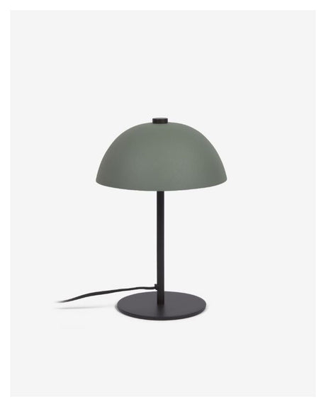 Aleyla Bordlampe m. grøn finish, Metal - UNOLIVING.COM