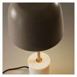 Alish Bordlampe m. marmor Beige - UNOLIVING.COM