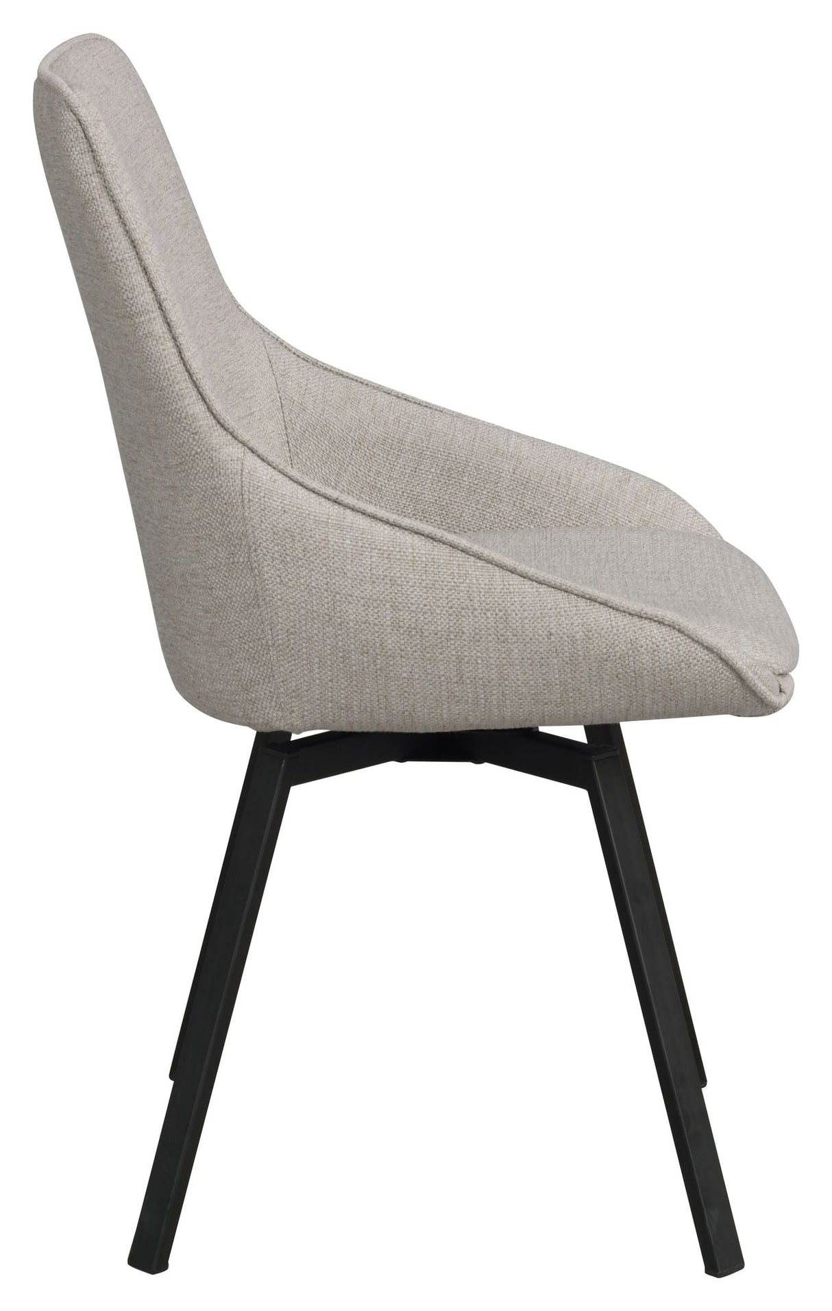 Alison Spisebordsstol med drejefunktion, Beige - UNOLIVING.COM