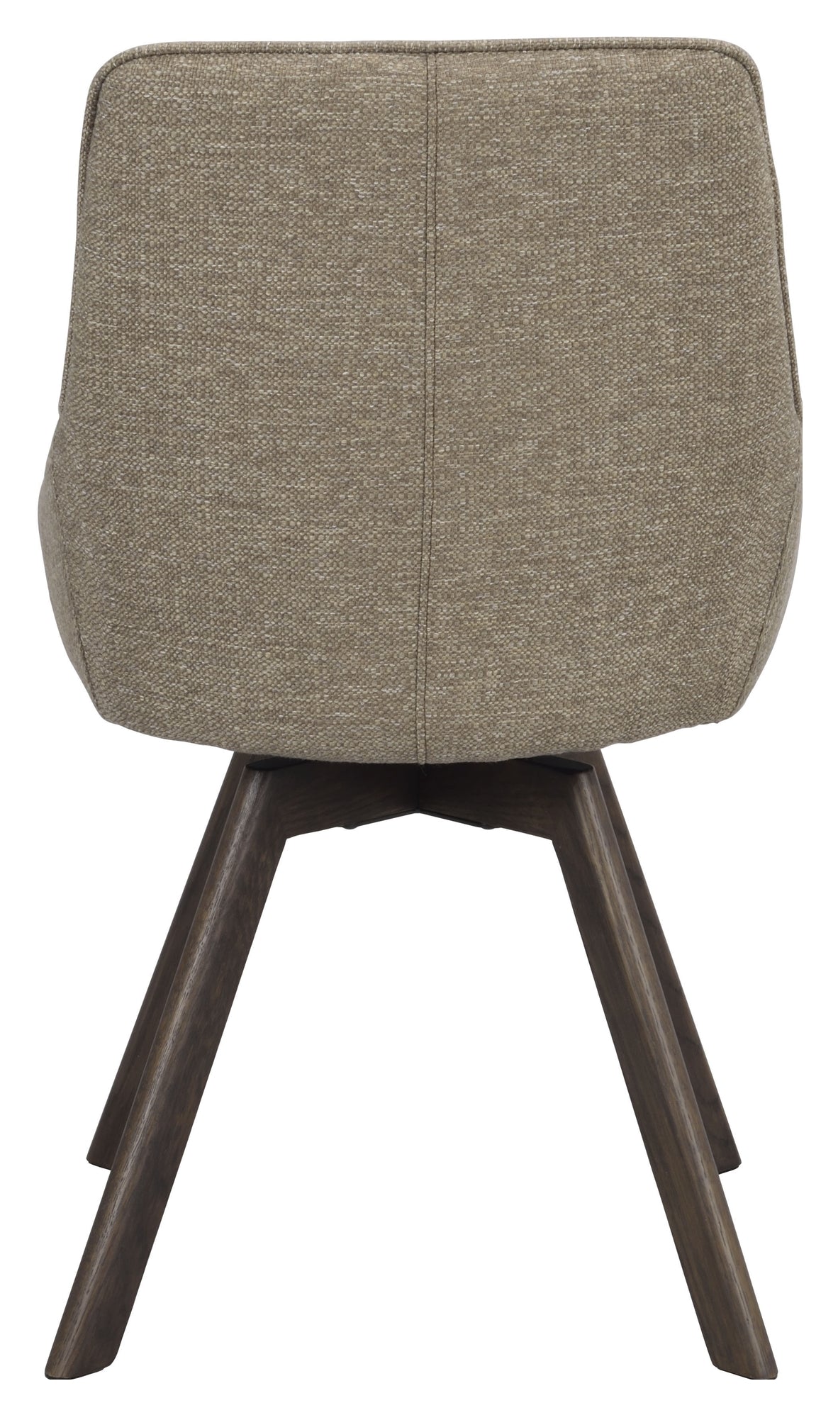 Alison, spisebordsstol - mørk beige/brun eg - UNOLIVING.COM