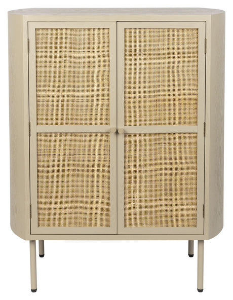 Amaya Højskænk, MDF, Flet, Beige - UNOLIVING.COM